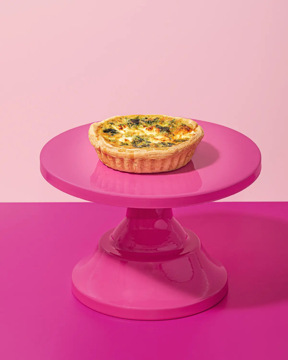 Quiche aux épinards et au chèvre individuelle