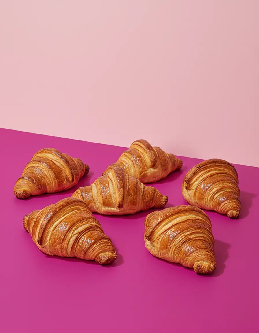 Boîte 6 croissants nature